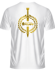 BELMOPAN TROJANS WHITE TEES