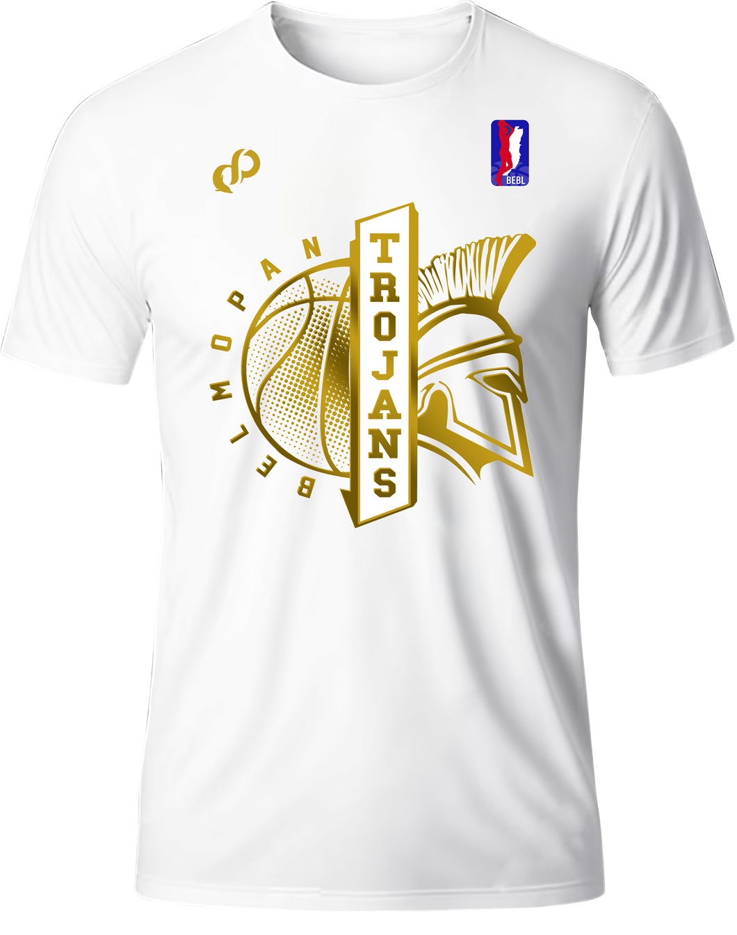 BELMOPAN TROJANS WHITE TEES