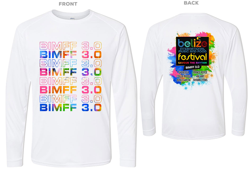 BELIZE MUSIC FEST 3.0 LONG SLEEVE DRI FIT