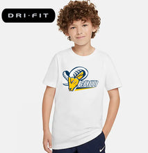 Load image into Gallery viewer, BHS - RAM White DRI FIT FABRIC P.E. Shirt
