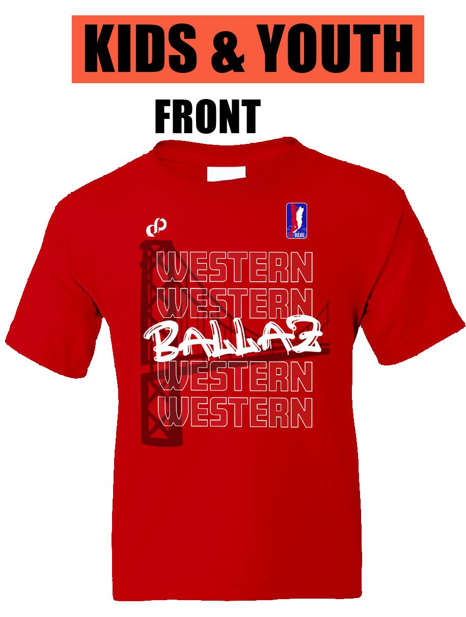 WESTERN BALLAZ KIDS AND YOUTH TEES