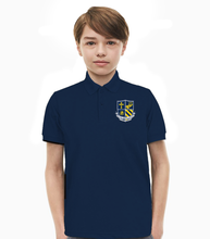 Load image into Gallery viewer, BHS MALE NAVY BLUE Polo Shirt Adult size
