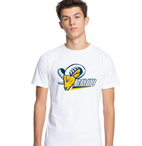 BHS - RAM White DRI FIT FABRIC P.E. Shirt